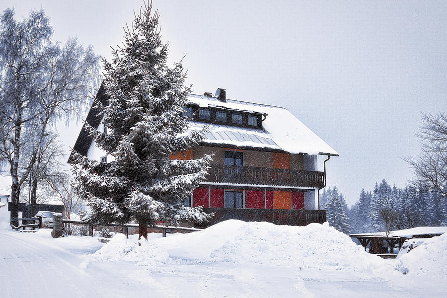 Winter Photograph - Winter in Fleckl, Germany by Tatiana Travelways