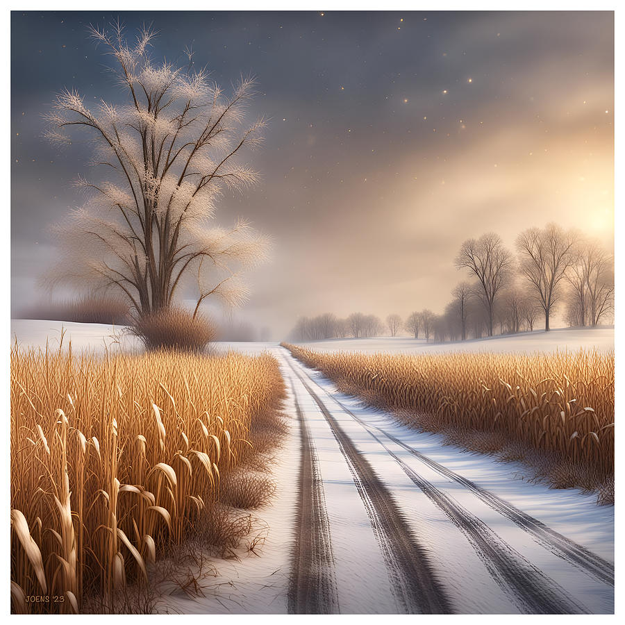 Winter In Iowa Digital Art