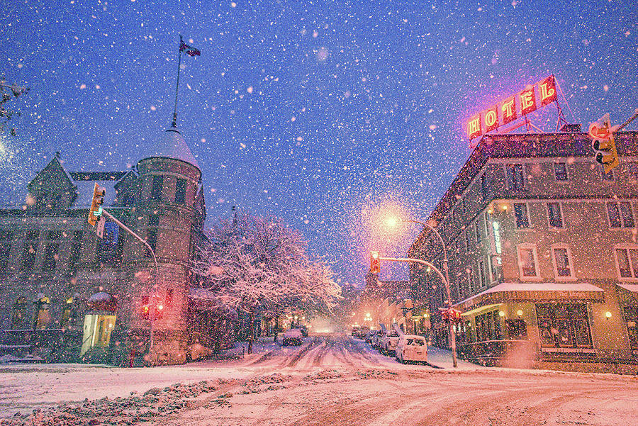 Nelson Bc Photograph - Winter in Nelson by Joy McAdams
