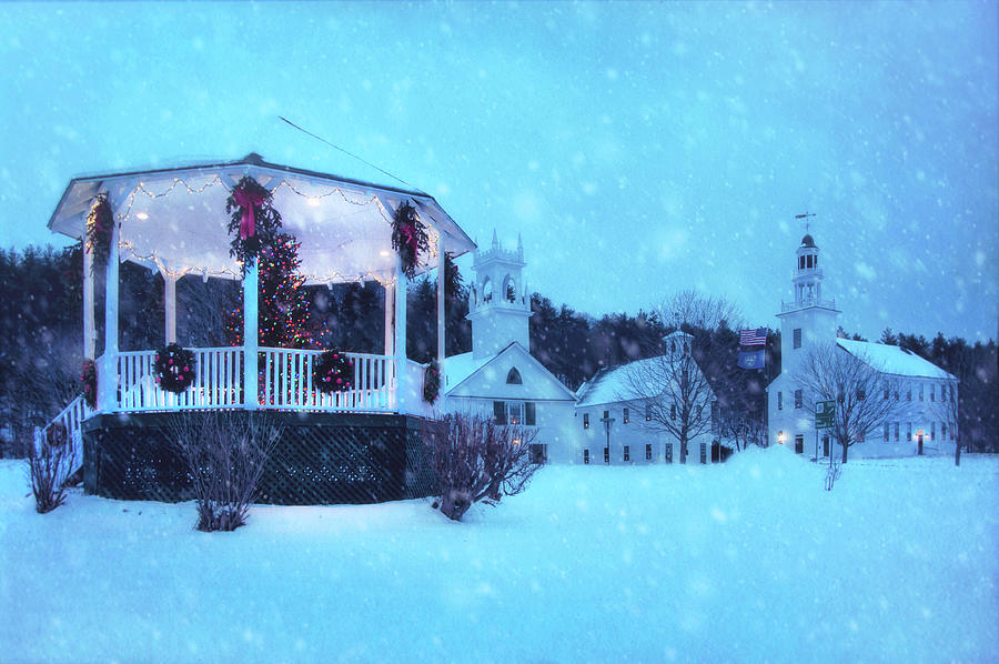 Winter in New England - New Hampshire Photograph by Joann Vitali