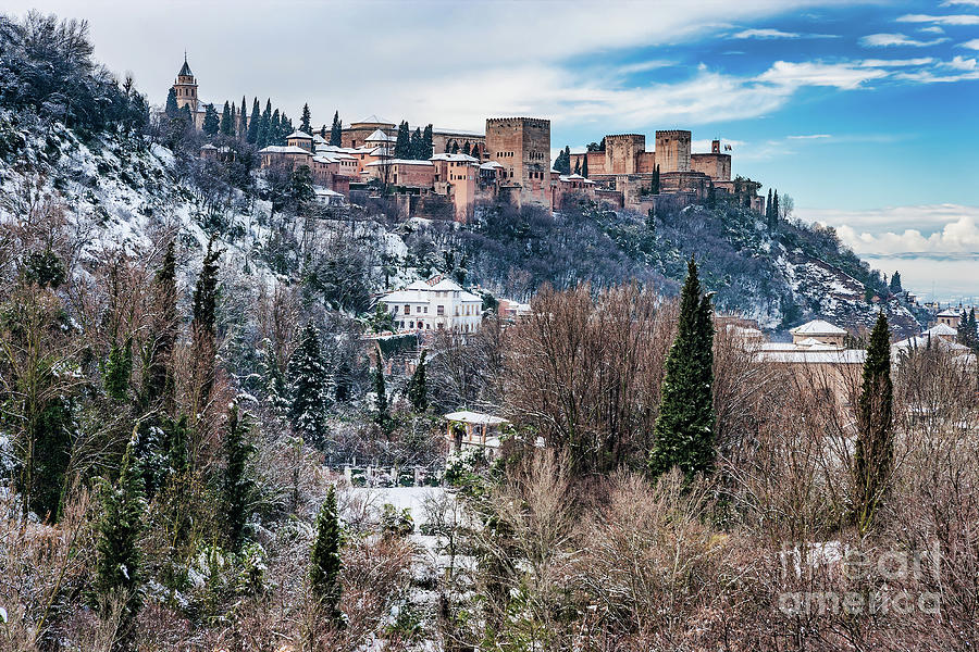 Winter in the Alhambra Photograph by Juan Carlos Ballesteros