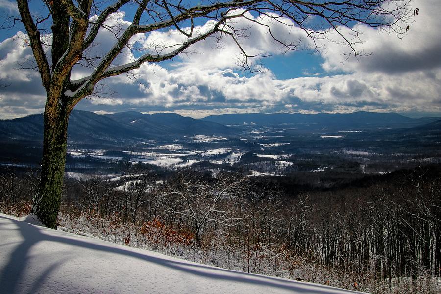 Winter in the Blue Ridge Mountains Photograph by Deb Beausoleil