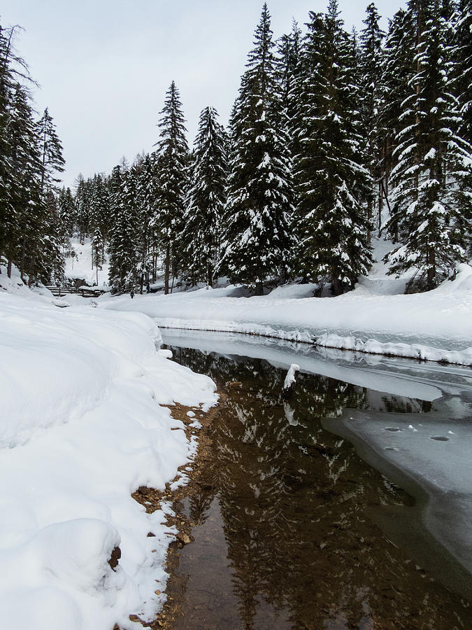 Winter in the Dolomites - Lago di Braies Photograph by Vardhman Lunkar ...