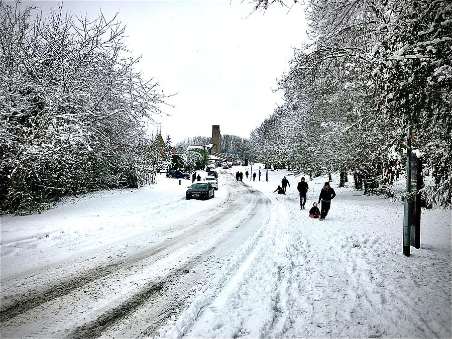 Winter in West Hunsbury Photograph by Gordon James