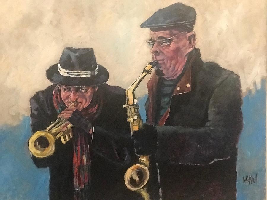 Winter Jazz Painting by Kevin McKrell