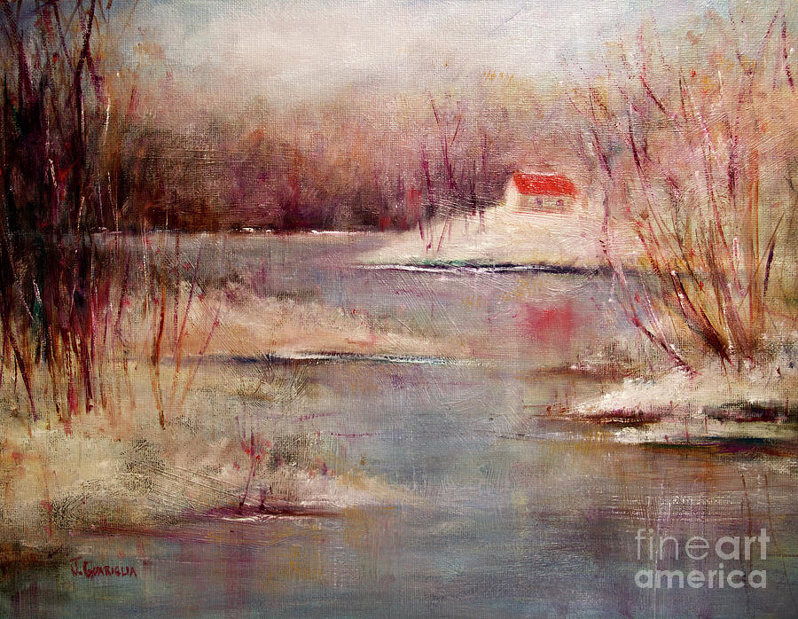 Winter Landing Painting by Joyce Guariglia