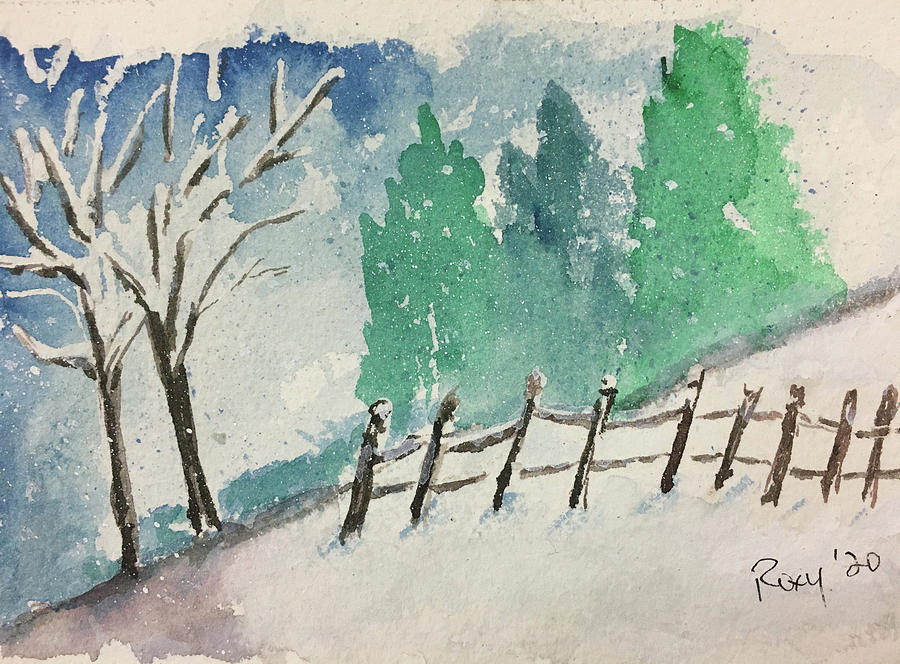 Winter Landscape 1 Painting