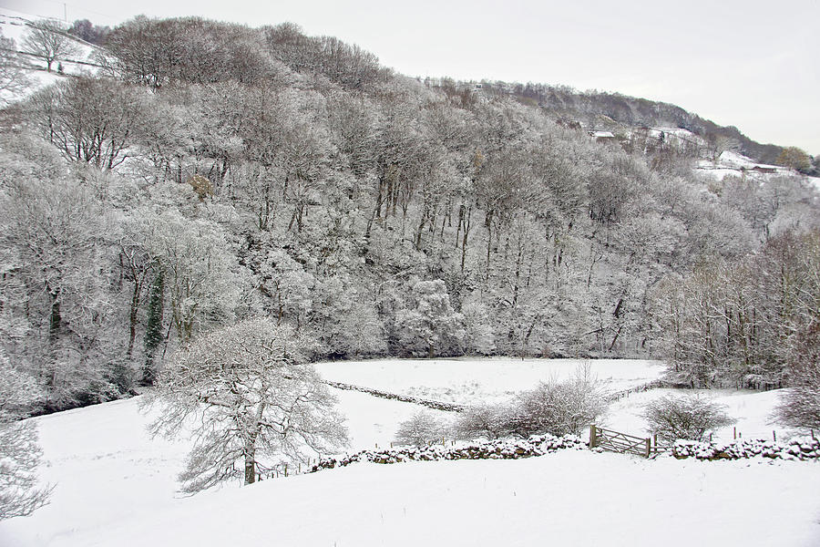 Winter landscape in Calderdale. Photograph by David Birchall