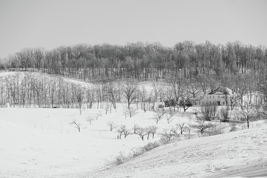 Winter Photograph - Winter Landscape by Robert Deak