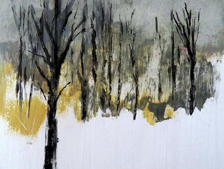 Winter Landscape Painting by Sharon Williams Eng