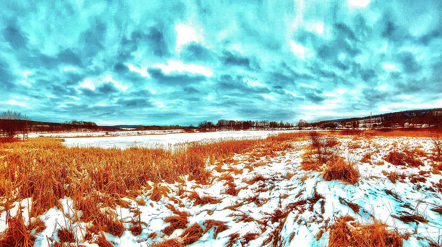 Winter Lays Too Long Photograph by Robert Dann