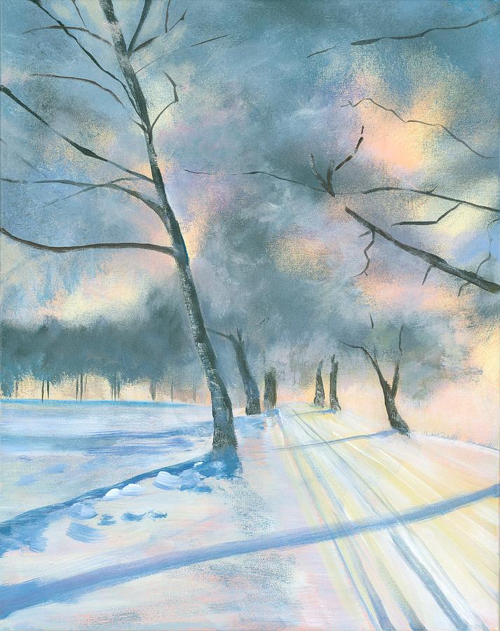 Winter Light #1 Painting by Hiroko Stumpf
