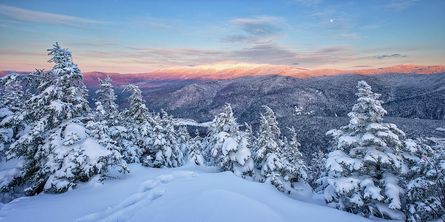 Winter Light, Mountain Views Photograph by Jeff Sinon