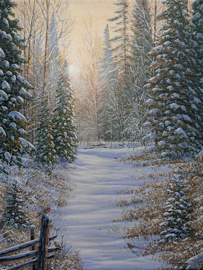Winter Magic Painting by Jake Vandenbrink