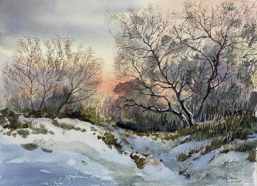 Winter Memory Painting by Ping Yan