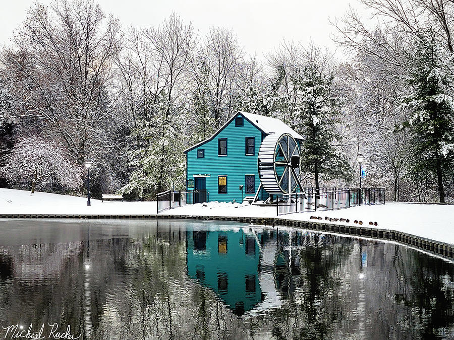 Winter Mill Photograph by Michael Rucker