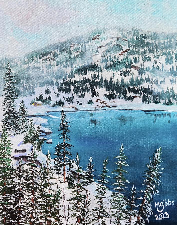 Winter Painting by Mindy Gibbs