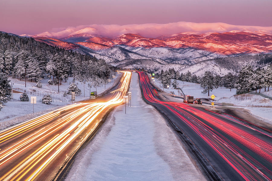 Winter Morning Commute Photograph by Chuck Rasco Photography