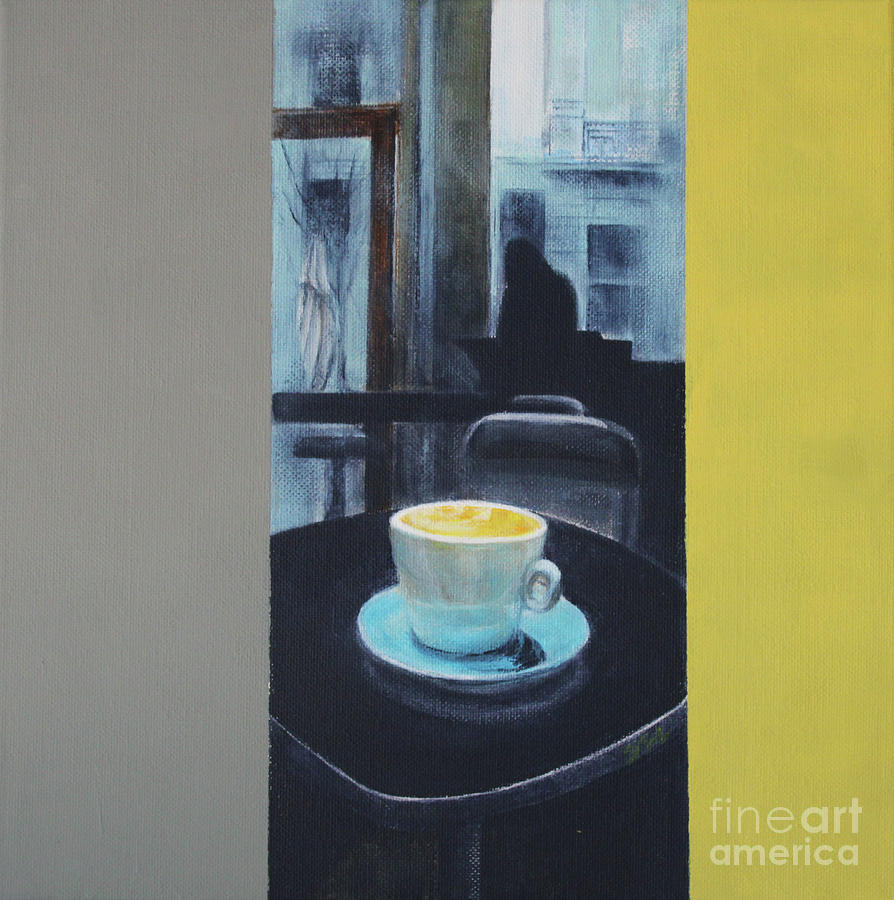 Winter Morning Cuppa Painting by Jane See