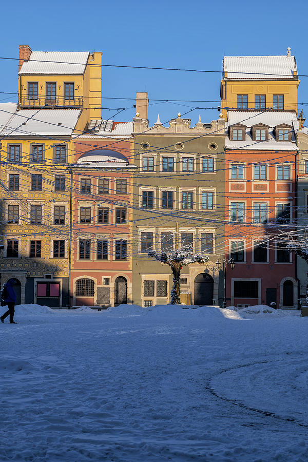 Winter Morning In Old Town Of Warsaw Photograph by Artur Bogacki