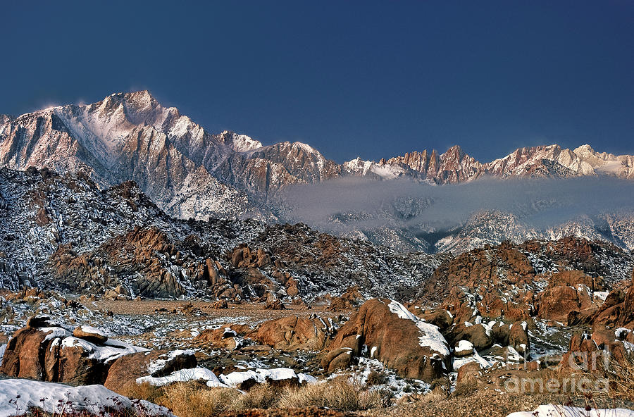 Winter Morning In The Alabama Hills Eastern Sierras California Photograph by Dave Welling
