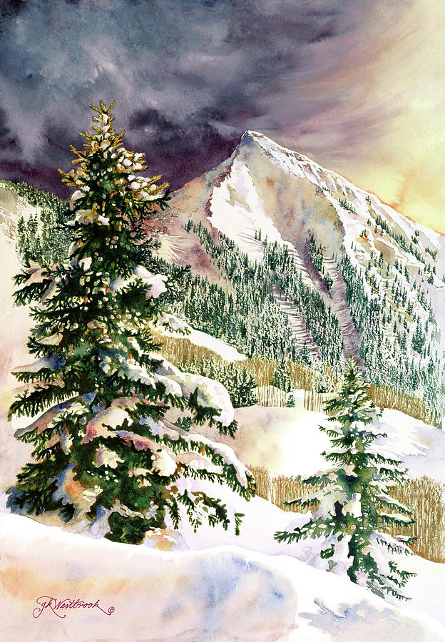 Winter Morning Prism Painting by Jill Westbrook