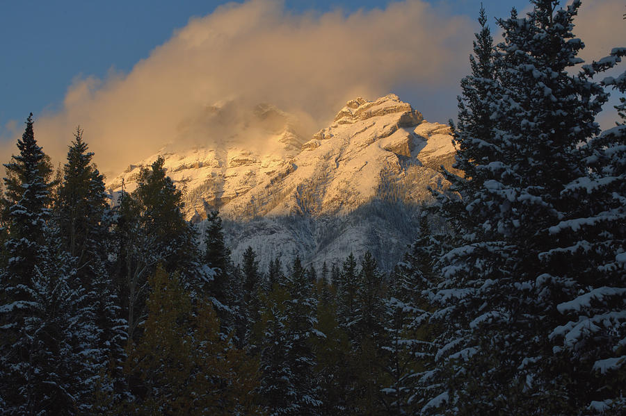Winter Mountain Light Photograph by Stephen Vecchiotti