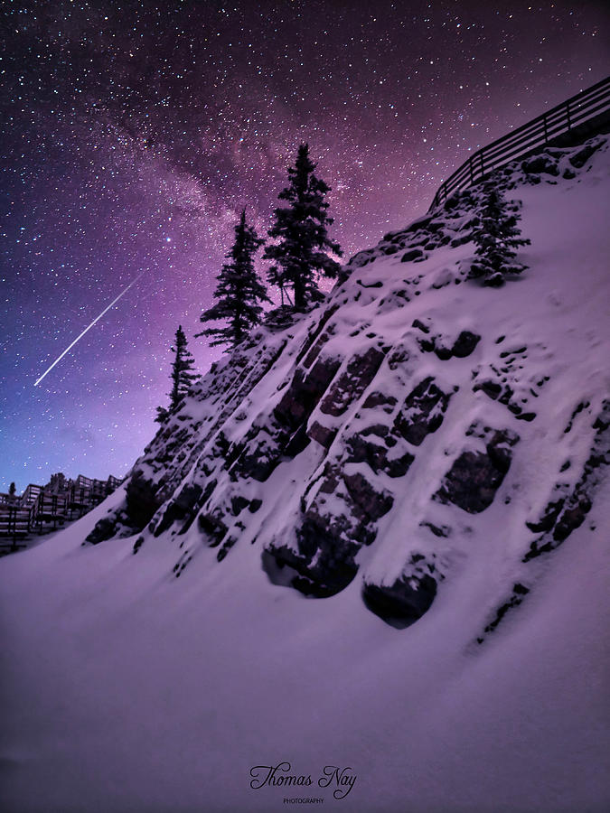 Winter night Photograph by Thomas Nay