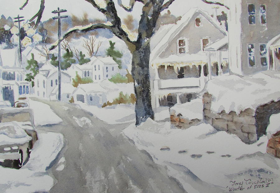 Winter of 2005 Painting by Tony Caviston