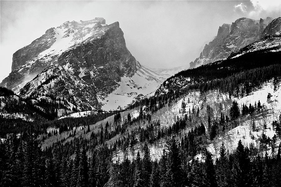 Winter on Hallet Peak, RMNP Photograph by Zayne Diamond - Fine Art America