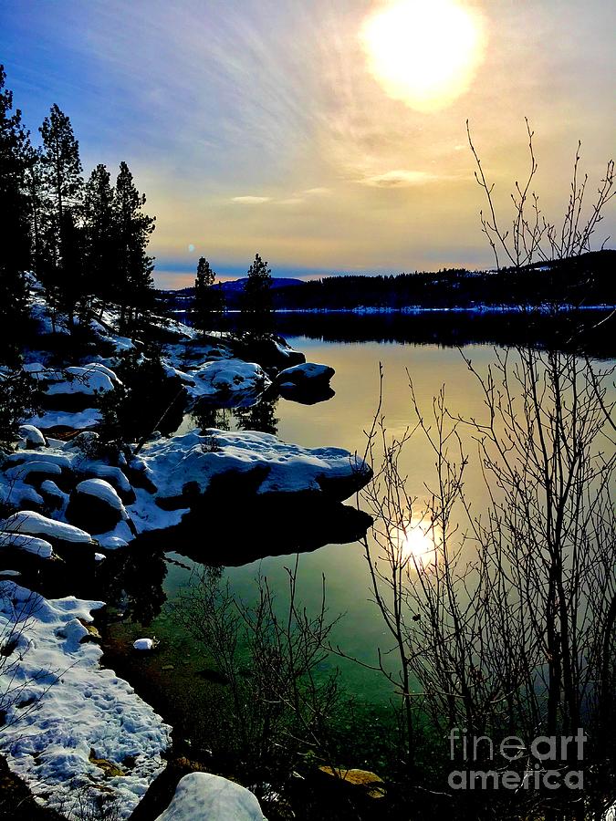 Winter On The Lake Photograph by Joseph Noonan