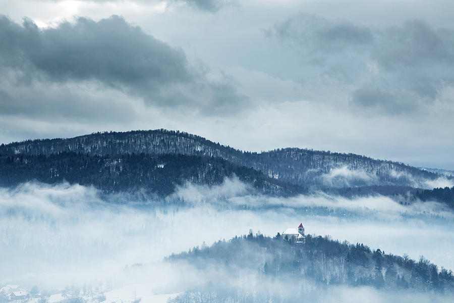 Winter on the Ljubljana Moors Photograph by Ian Middleton