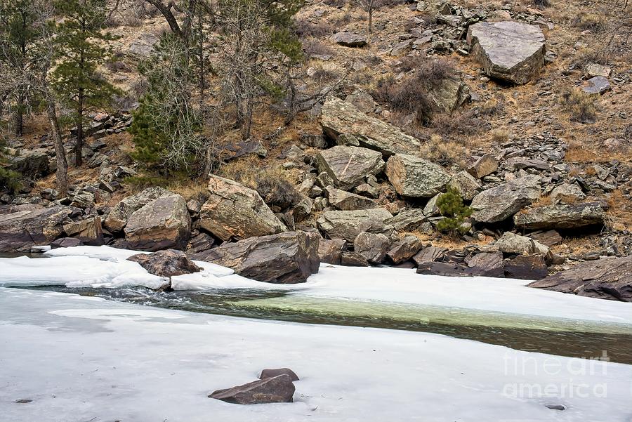 Winter On The Poudre Photograph by Jon Burch Photography