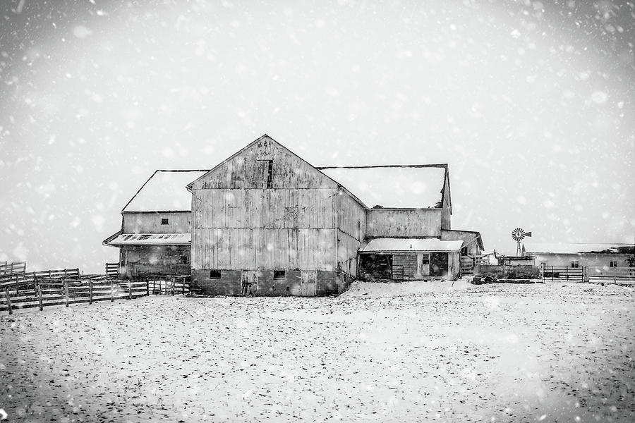 Winter On The Rural Farm Photograph by Dan Sproul