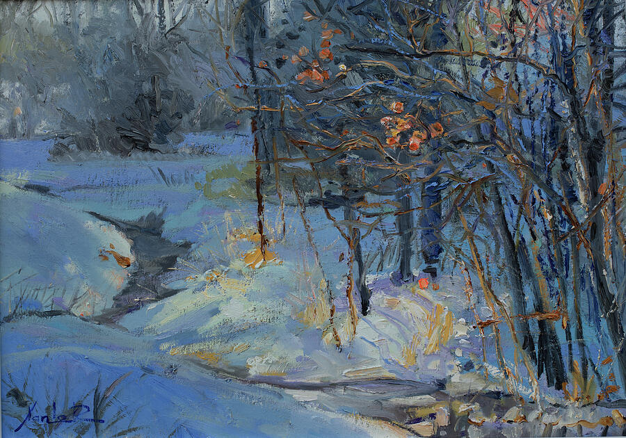 Winter painting Painting by Khanlar Asadullayev Winter painting Painting by Khanlar Asadullayev