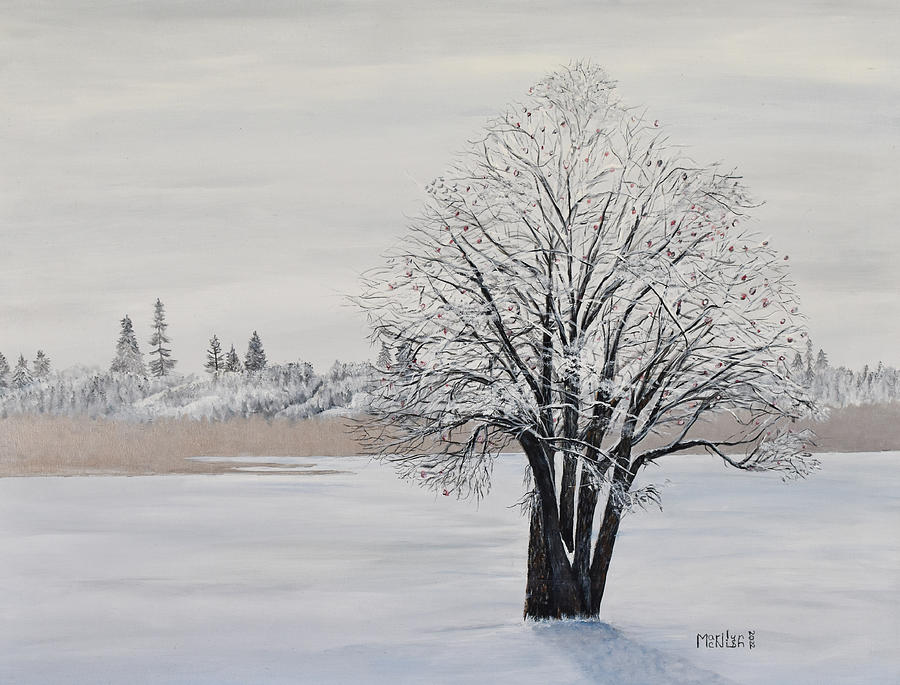 Winter Peace Painting by Marilyn McNish