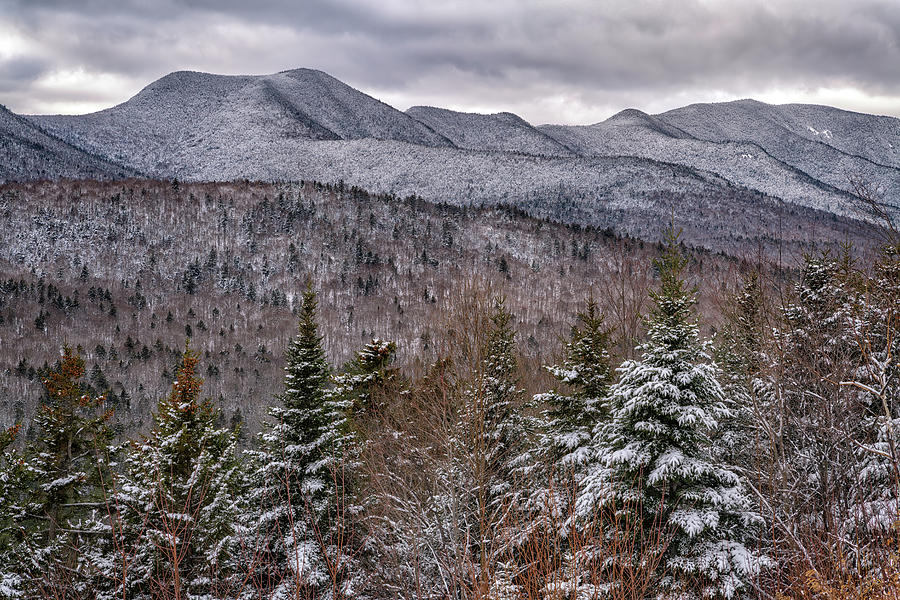 Winter Photograph - Winter Peaks in New Hampshire by Rick Berk