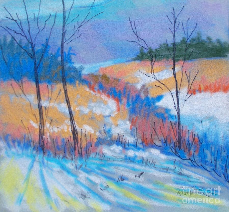 Winter  Pastel by Rae  Smith PAC