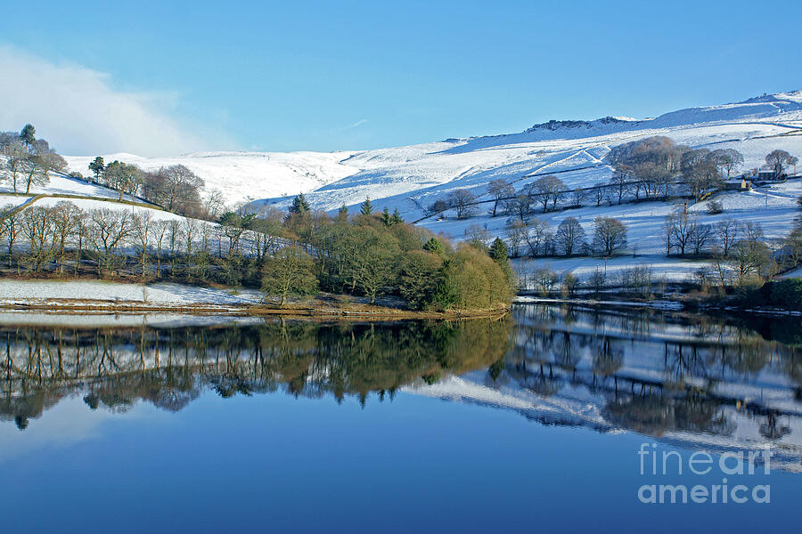 Winter Reflections at Ladybower. Photograph by David Birchall