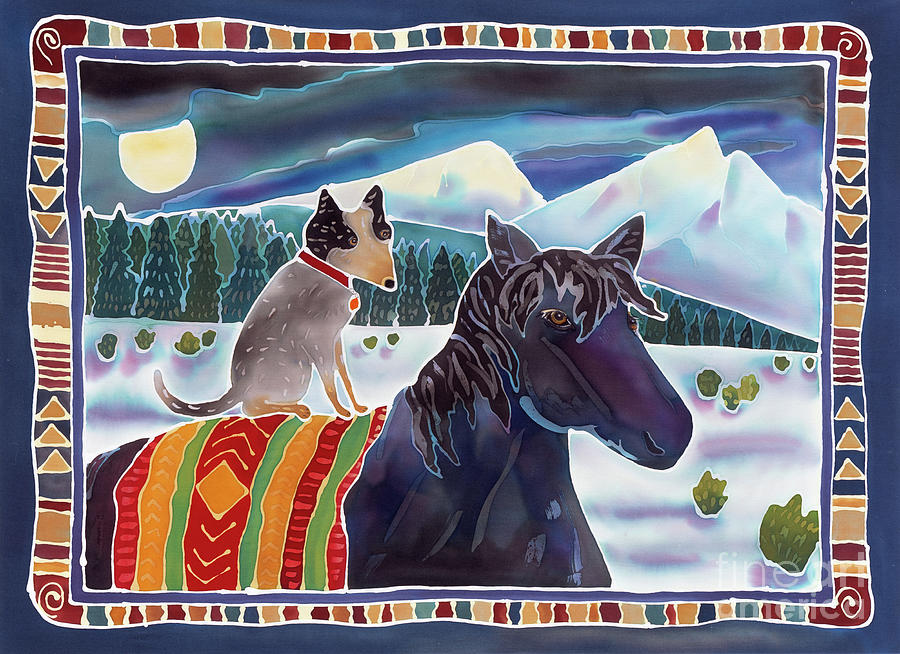 Winter Painting - Winter Ride by Harriet Peck Taylor