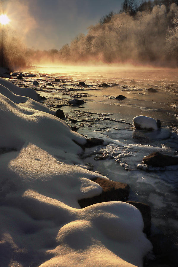 Winter Rise Photograph by Rob Blair