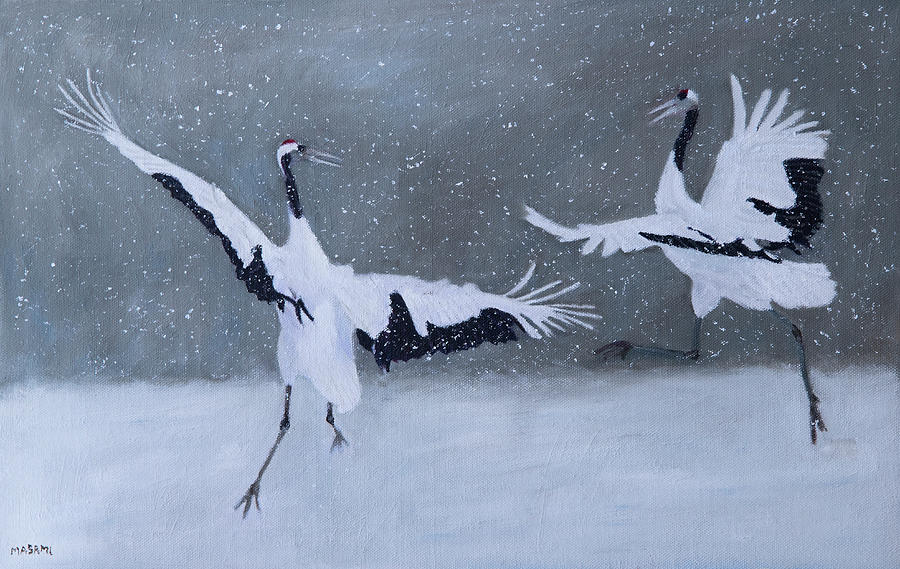 Winter Ritual Painting by Masami IIDA