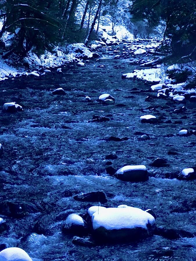 Winter River Photograph by Brandon Strellis Winter River Photograph by Brandon Strellis