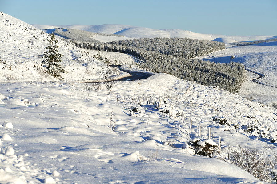 Winter Road - A939 Scotland Photograph by Phil Banks