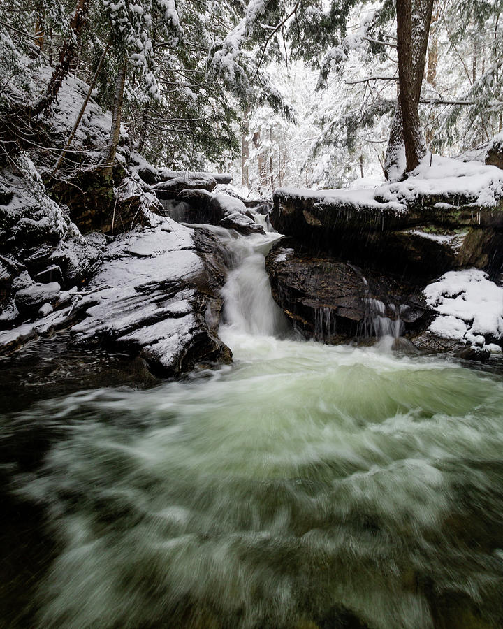 Winter Runoff Photograph by Tim Kirchoff