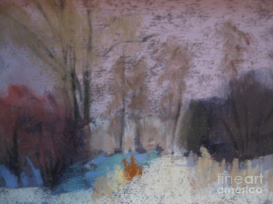 Winter Scene Painting by Constance Gehring