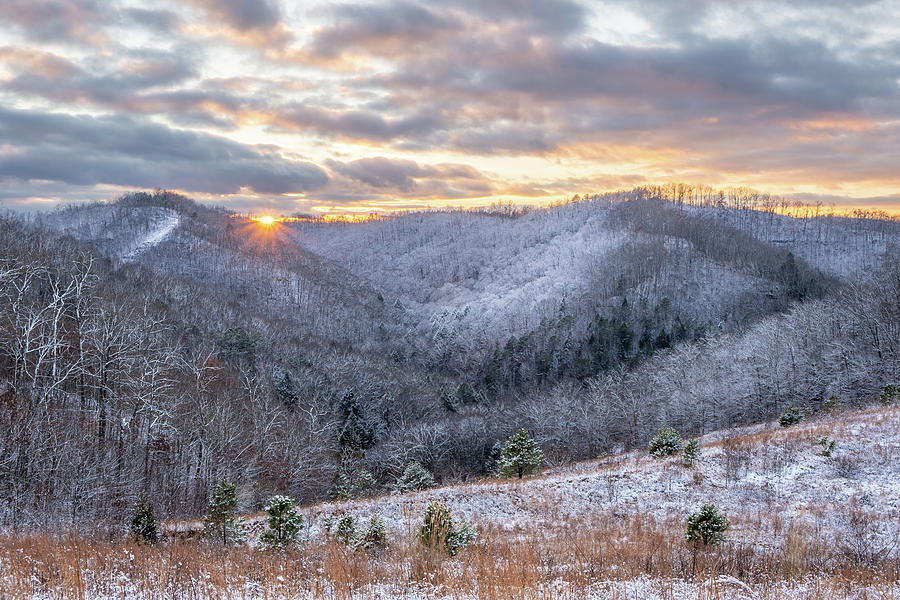 Winter Scene in Appalachia Photograph by Cris Ritchie | Fine Art America