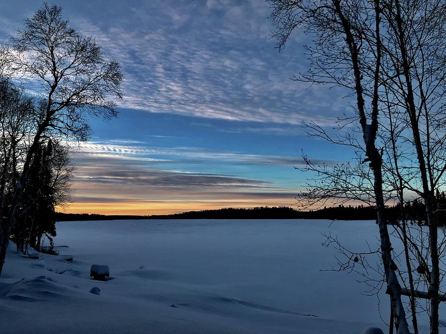Winter Scene Sunrise Photograph by Debbie SquierBernst - Fine Art America
