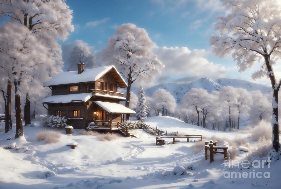 Winter season Digital Art by Michelle Meenawong