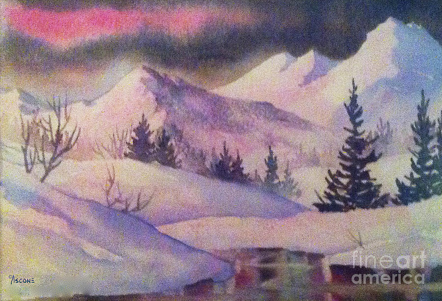 Winter Sentinels Painting by Teresa Ascone